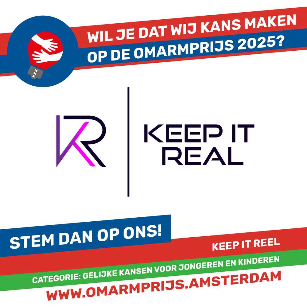 Omarmprijs 2025 - Stem op Keep It Real!